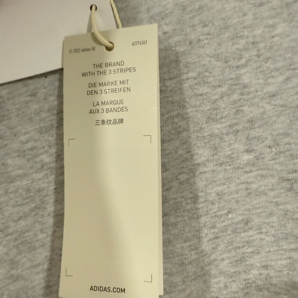 Adidas Logo Graphic T Shirt Mens Small Gray Sportwear Tee NWT - Picture 6 of 8